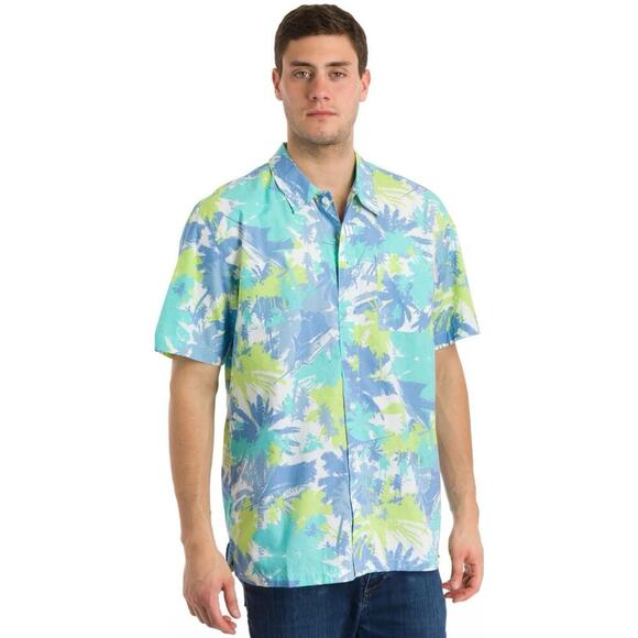 Columbia‎ Sz XXL PFG Trollers Best Button Down Shirt Fishing Marlin Vented - Picture 1 of 11